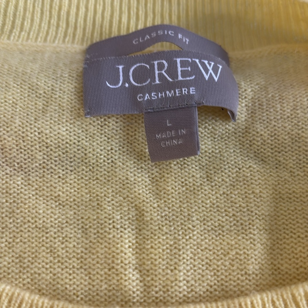 J Crew women’s cashmere sweater. Size Large. - Picture 3 of 3